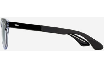 Image of AO Times Sunglasses, Black Crystal Frame, SunVogue Gray Gradient AOLite Nylon Lenses, Polarized, 47-21-145, TIM347ST--GGN-P