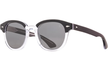 Image of AO Times Sunglasses, Black Crystal Frame, True Color Gray AOLite Nylon Lens - Polarized - 49-21-145, TIM349ST-GYN-P