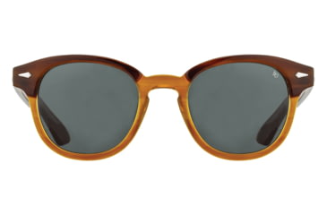 Image of AO Times Sunglasses, Chestnut Sand, True Color Gray AOLite Nylon Lenses, 47-21-145 B42, TIM147ST--GYN