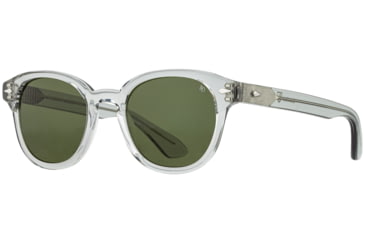 Image of AO Times Sunglasses, Gray Crystal, Calobar Green AOLite Nylon Lenses, 47-21-145 B42, TIM247ST--GNN
