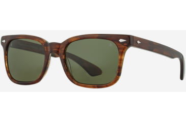 Image of AO Tournament Sunglasses, Woodgrain Frame, Calobar Green AOLite Nylon Lenses, Polarized, 52-20-145, TOU252ST--GNN-P