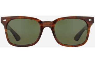 Image of AO Tournament Sunglasses, Woodgrain Frame, Calobar Green AOLite Nylon Lenses, Polarized, 52-20-145, TOU252ST--GNN-P