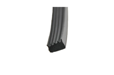 Image of AP Products Ribbed Foam Seal With Psa Tape 1/2in x 5/16in x 50ft, 018-855