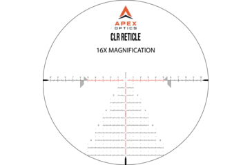 Image of Apex Optics Rival 4-32x56mm Rifle Scope, 34mm Tube, First Focal Plane FFP, CLR Reticle, Black, 432-5601