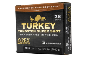 Image of Apex Turkey TSS Greenleaf 410 ga, 7/8 oz, 3 in Shotgun Ammo, #9 &amp; 10, 5 Rounds, 1103566