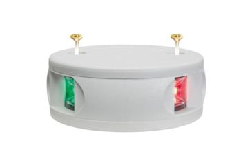 Image of Aqua Signal Series 34 Bi-Color Deck Mount Light - White Housing 78566