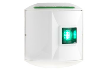 Image of Aqua Signal Series 44 Starboard Side Mount LED Light - 12V/24V - White Housing 78615