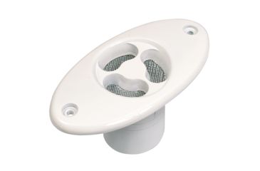 Image of Aqua Signal Series 84 Dual Oval Electronic Horn - 12V - 106-108 db - White Housing 78625