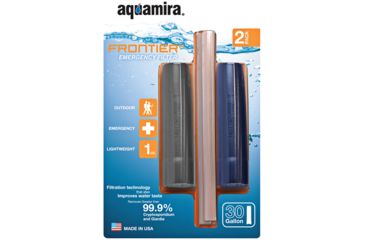 Image of Aquamira Frontier Er Filter 2pk Gry Blu 42101