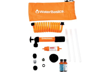 Image of Aquamira WaterBasics Emergency Pump and Filter, Orange, 67257