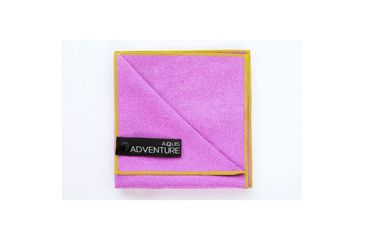 Image of Aquis Adventure Towel, 19x39, Purple/Green, Purple/Green, 80% Polyester 20% Nylon, AQIS-18285