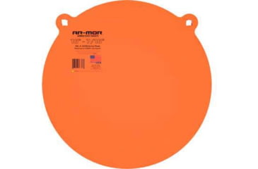 Image of Ar-mor 16in MIL41600 Steel Gong 7/16in Thick Round Target, Orange, 16TGTM437