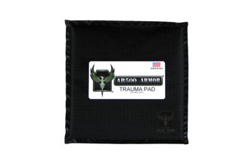 Image of AR500 Armor 6x6 Gen 2 Side Trauma Pad, Black TPAD6X6