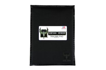Image of AR500 Armor 6x8 Gen 2 Side Trauma Pad, Black TPAD6X8
