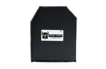 Image of AR500 Armor 8x10 Gen 2 Blunt Force ASC Trauma Pad, Black TPAD8X10