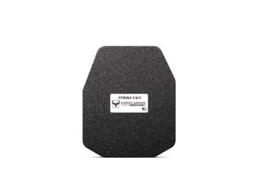 Image of AR500 Armor Level III+ 10x12 ASC Flat Body Armor Plate, Base PAXCON Coating, Black, 9155