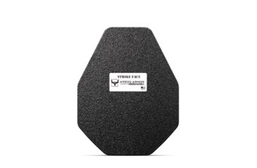 Image of AR500 Armor Level III+ 11x14 Leightweight ALSC Multi-Curve Body Armor Plate, Base PAXCON Coating, Black, 9183