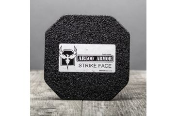 Image of AR500 Armor Level III+ 6x6 Flat Lightweight Side Armor Plate, Base PAXCON Coating, Black 3+LW6X6FR