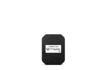 Image of AR500 Armor Level III+ 6x8 Flat Side Armor Plate, Base PAXCON Coating, Black, 9166