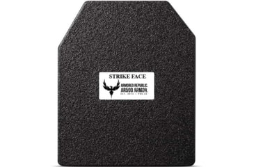 Image of AR500 Armor Level III Multi-Curve Body Armor Plate, 10x12 ASC, Base PAXCON Coating, Black, 9245