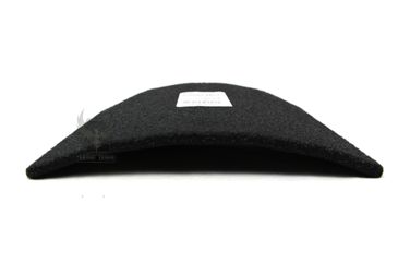 Image of AR500 Armor Level IIIA 10x12 Lightweight Steel ASC Curved Body Armor Plate, Build-Up PAXCON Coating, Black 3A10X12CB