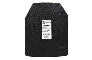 Image of AR500 Armor Level IIIA 10x12 Lightweight Steel ASC Curved Body Armor Plate, Build-Up PAXCON Coating, Black 3A10X12CB