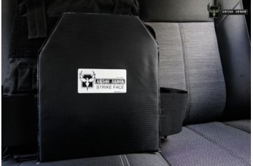 Image of AR500 Armor Level IIIA 10x12 Rimelig ASC Soft Body Armor Plate, Black 3A10X12R