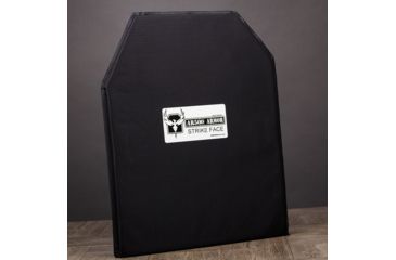 Image of AR500 Armor Level IIIA 11x14 Hybrid ASC Soft Body Armor Plate, Black 3A11X14H
