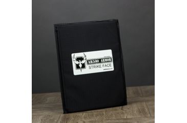 Image of AR500 Armor Level IIIA 6x8 Rimelig Soft Side Armor Plate, Black 3A6X8R