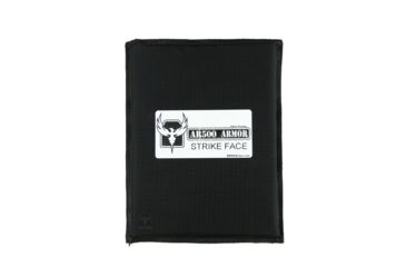 Image of AR500 Armor Level IIIA 6x8 Rimelig Soft Side Armor Plate, Black 3A6X8R
