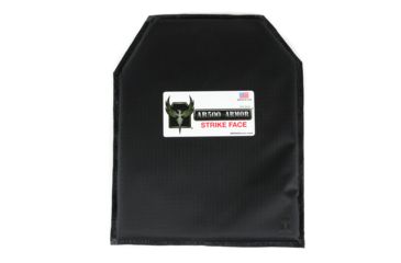 Image of AR500 Armor Level IIIA 8x10 Hybrid ASC Soft Body Armor Plate, Black 3A8X10H