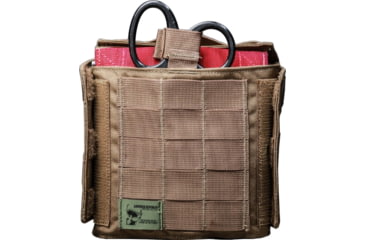 Image of AR500 Armor Quick Detachment and Deployable IFAK Pouch w/ Medical kit, Coyote, 9672