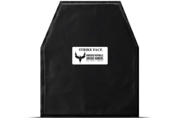 Image of AR500 Armor S2 Panel Armor Plates, Threat Level IIIA, 11 x 14, Black, 11322
