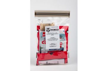 Image of AR500 Armor Side Plate Pouch EPIK - Emergency Personal Injury Kit, Light, Black/Clear SPLATELGT