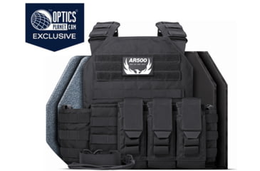 Image of USED AR500 Armor Testudo Lite Plate Carrier Bundle, Black, 11467, EDEMO1