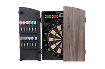 Image of Arachnid Cricketmaxx 4.0 Electronic Dartboard Cabinet Set, Black, CMX4000