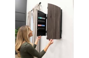 Image of Arachnid Cricketmaxx 4.0 Electronic Dartboard Cabinet Set, Black, CMX4000