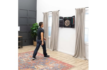 Image of Arachnid Cricketmaxx 4.0 Electronic Dartboard Cabinet Set, Black, CMX4000