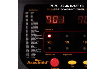 Image of Arachnid Led Light Up Arcade Stand Up Rustic Cabinet W/ Cricket Pro 650, Wood grain, E650FSRT-BK2