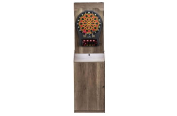 Image of Arachnid Led Light Up Arcade Stand Up Rustic Cabinet W/ Cricket Pro 650, Wood grain, E650FSRT-BK2