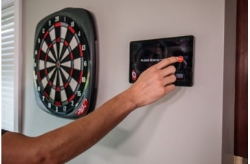 Image of Arachnid SDB4000 Soft Tip Smart Dartboard w/ app, Black/Red, SDBC4000ARA