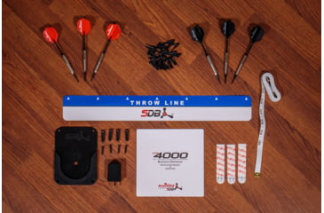 Image of Arachnid SDB4000 Soft Tip Smart Dartboard w/ app, Black/Red, SDBC4000ARA