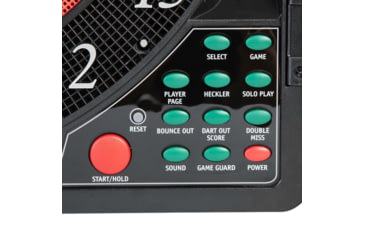 Image of Arachnid Titanium 5400 Electronic Dartboard With Integrated Cabinet, Black, EDBM680