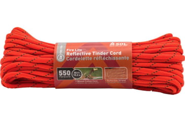 Image of Arb Sol Fire Lite Reflective Tinder Cord 50' Poly 550