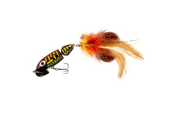 Image of Arbogast Jointed Jitterbug 2.0, 2 1/2in, 3/8oz, 6 Feather Treble, Coach Hog, G621-538