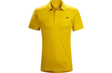 Image of Arc'teryx Captive Polo - Men's-Golden Palm-Small
