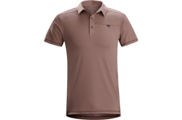 Image of Arc'teryx Captive Polo - Men's-Plum Grey-Small