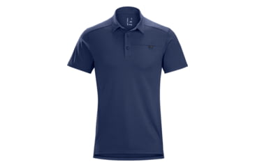 Image of Arc'teryx Captive Short Sleeve Men's Polo, Nighthawk, 2XL, 325381