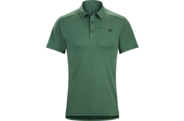 Image of Arc'teryx Captive Short Sleeve Polo - Men's-Cypress-Small