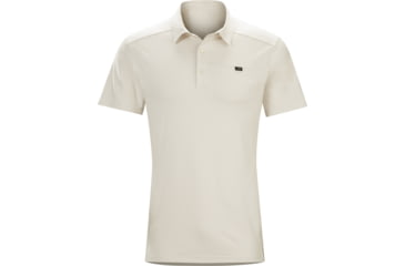 Image of Arc'teryx Captive Short Sleeve Polo - Men's-Luna-Small